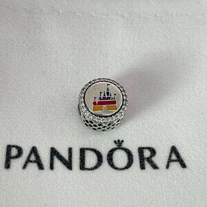 New! Pandora Disney Parks Castle Rainbow Charm My Happy Place Silver s925 ALE